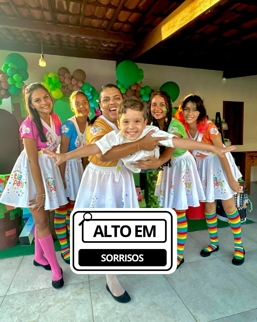 Momento especial em festa infantil