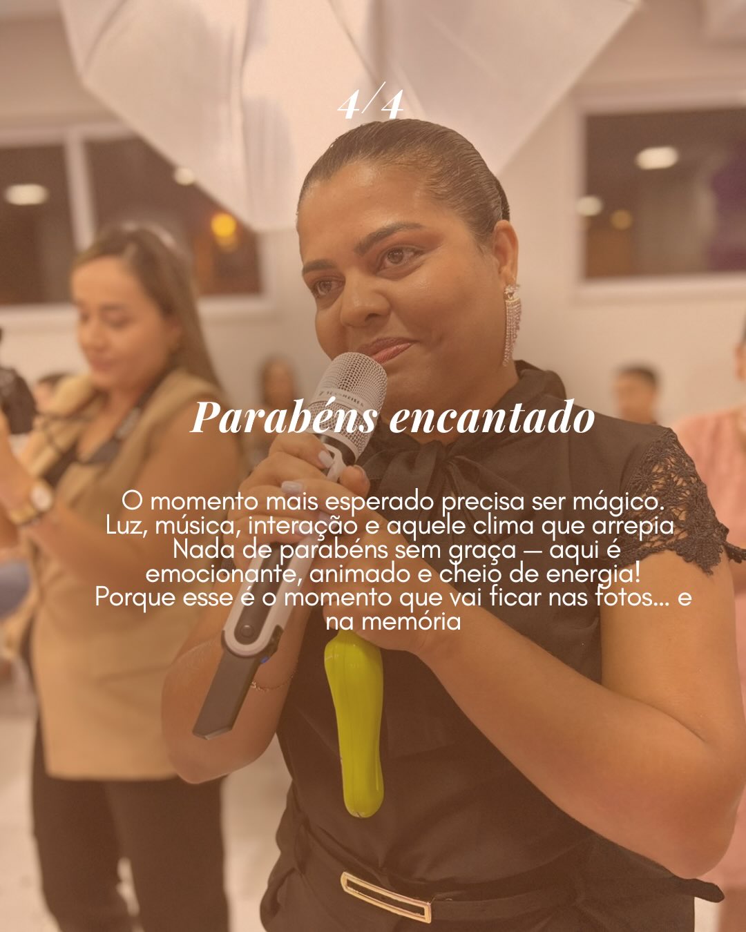 Registro especial da festa infantil